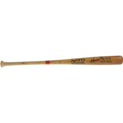1984 Mike Schmidt Autographed, Game Used Bat Thi