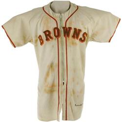 1950 Tom Ferrick Game Worn Jersey. Tremendously