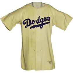 1952 Chuck Dressen Game Worn Jersey. With weapo
