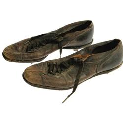 1966-67 Carl Yastrzemski Game Worn Spikes. Heav