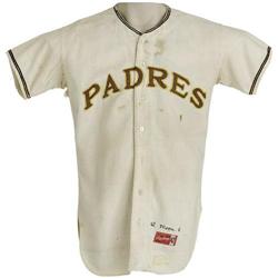 1969 Wally Moon Game Worn Jersey. Famous for hi