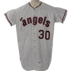 1971 California Angels Game Worn Jersey Attribut