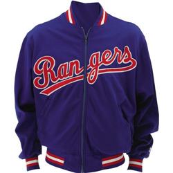 1990 Nolan Ryan Game Worn Bullpen Jacket. The m