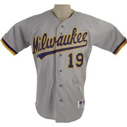 1992 Robin Yount Game Worn Jersey. In his ninet