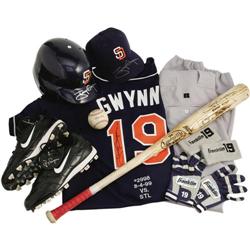 1999 Tony Gwynn Hit #2,998 Game Used Uniform, Ca
