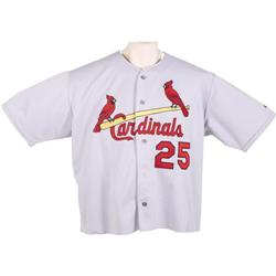 2000 Mark McGwire Game Worn Jersey. Big Mac was