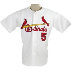 2001 Albert Pujols Game Worn Rookie Jersey. Don