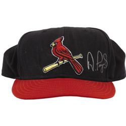 Circa 2001 Albert Pujols Game Worn Cap. St. Lou