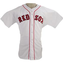 2004 Tim Wakefield Game Worn Jersey. Home white