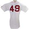 Image 2 : 2004 Tim Wakefield Game Worn Jersey. Home white