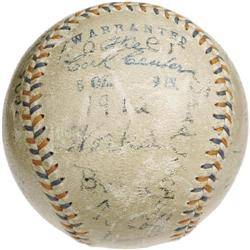 1912 Detroit Tigers Team Signed Baseball. One o