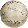 Image 2 : 1912 Detroit Tigers Team Signed Baseball. One o