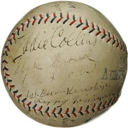 1923 Chicago White Sox Team Signed Baseball. Da