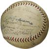 Image 3 : 1923 Cleveland Indians Team Signed Baseball. Ha