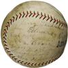 Image 5 : 1923 Cleveland Indians Team Signed Baseball. Ha