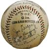 Image 5 : 1927 New York Yankees Team Signed Baseball. Of
