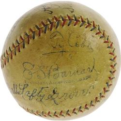 Late 1920's Legends Signed Baseball with Ruth, G