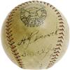 Image 4 : Late 1920's Legends Signed Baseball with Ruth, G