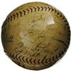 Image 2 : 1928 New York Yankees Team Signed Baseball. Tho