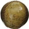 Image 3 : 1928 New York Yankees Team Signed Baseball. Tho