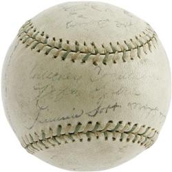 1930 Philadelphia Athletics Team Signed Baseball
