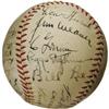 Image 3 : 1934 Chicago Cubs Team Signed Baseball. Tremend