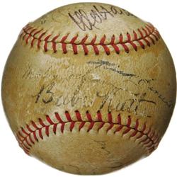 1934 American League All-Star Team Signed Baseba