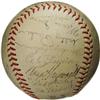 Image 2 : 1936 Detroit Tigers Team Signed Baseball. The d