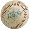 Image 1 : Late 1930's Hall of Famers Multi-Signed Baseball