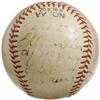 Image 1 : 1940's Cy Young & Ed Walsh Signed Baseball. A l