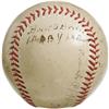 Image 3 : 1940's Cy Young & Ed Walsh Signed Baseball. A l