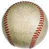 Image 3 : 1940 New York Yankees Team Signed Baseball. Tho