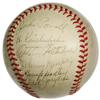 Image 4 : 1940 New York Yankees Team Signed Baseball. Tho