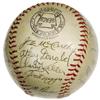 Image 1 : 1942 New York Yankees Team Signed Baseball. Des