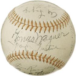 1943 Pittsburgh Pirates Team Signed Baseball wit