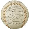 Image 4 : 1943 Pittsburgh Pirates Team Signed Baseball wit