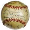 Image 1 : 1944 Chicago Cubs Team Signed Baseball with Foxx