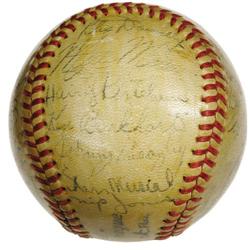 1946 St. Louis Cardinals Team Signed Baseball.