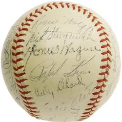 1947 Pittsburgh Pirates Team Signed Baseball wit