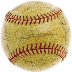 1951 New York Yankees Team Signed Baseball. The