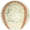 Image 1 : 1951 New York Yankees Team Signed Baseball. Wide