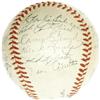 Image 3 : 1951 New York Yankees Team Signed Baseball. Wide