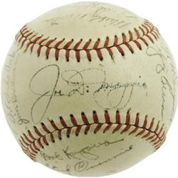 1951 New York Yankees Team Signed Baseball. The