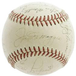 1951 New York Yankees Team Signed Baseball. The