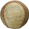 Image 2 : 1951 St. Louis Browns Team Signed Baseball. Des
