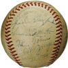 Image 4 : 1951 St. Louis Browns Team Signed Baseball. Des