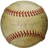 Image 5 : 1951 St. Louis Browns Team Signed Baseball. Des