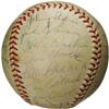Image 1 : 1953 Brooklyn Dodgers Team Signed Baseball. Ano