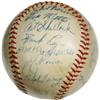 Image 1 : 1954 New York Yankees Team Signed Baseball. Don