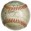 Image 4 : 1954 New York Yankees Team Signed Baseball. Don